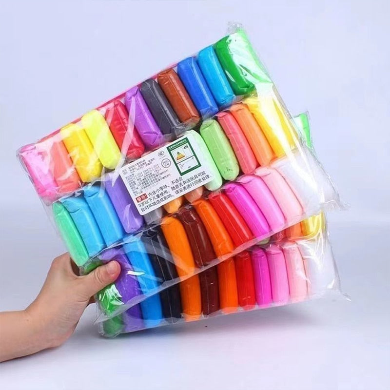 36 Color/Set Light Clay Plasticine