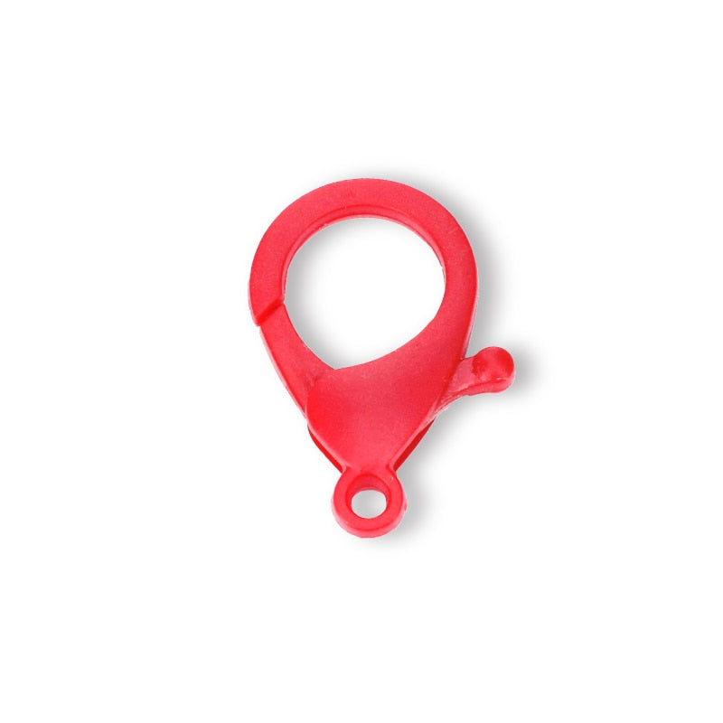 Plastic Lobster Clasp Hooks (30/pack, color options)