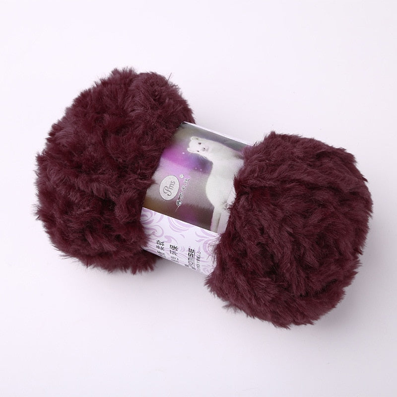 Faux Fur Mohair Cashmere Wool Yarn