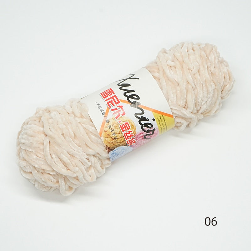 Chenille Velvet Acrylic Blended Yarn Anti-Pilling/Anti-Static/Eco-Friendly