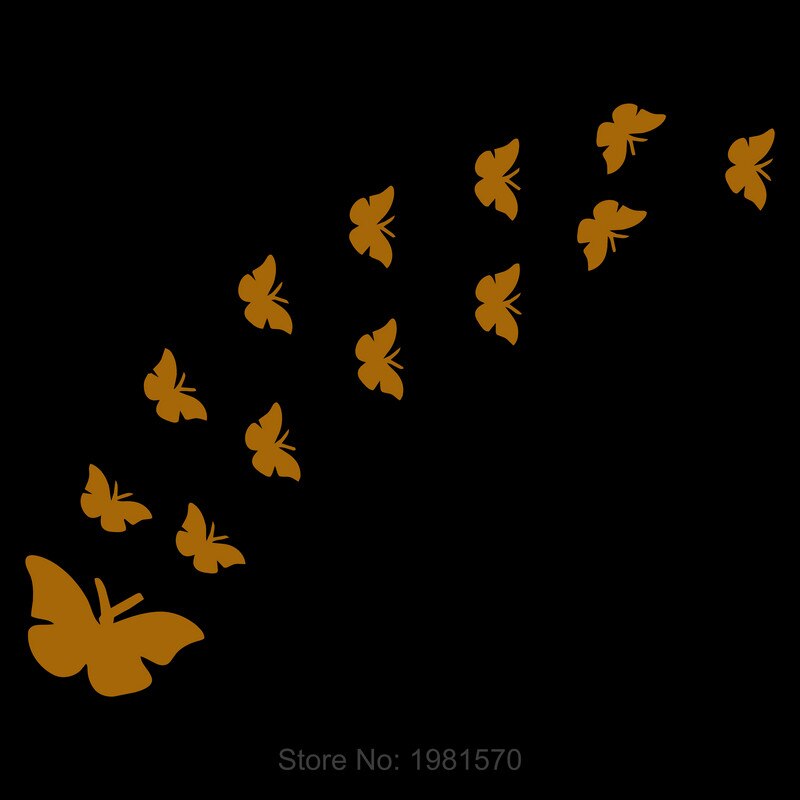 Butterfly Glow In The Dark Wall Stickers