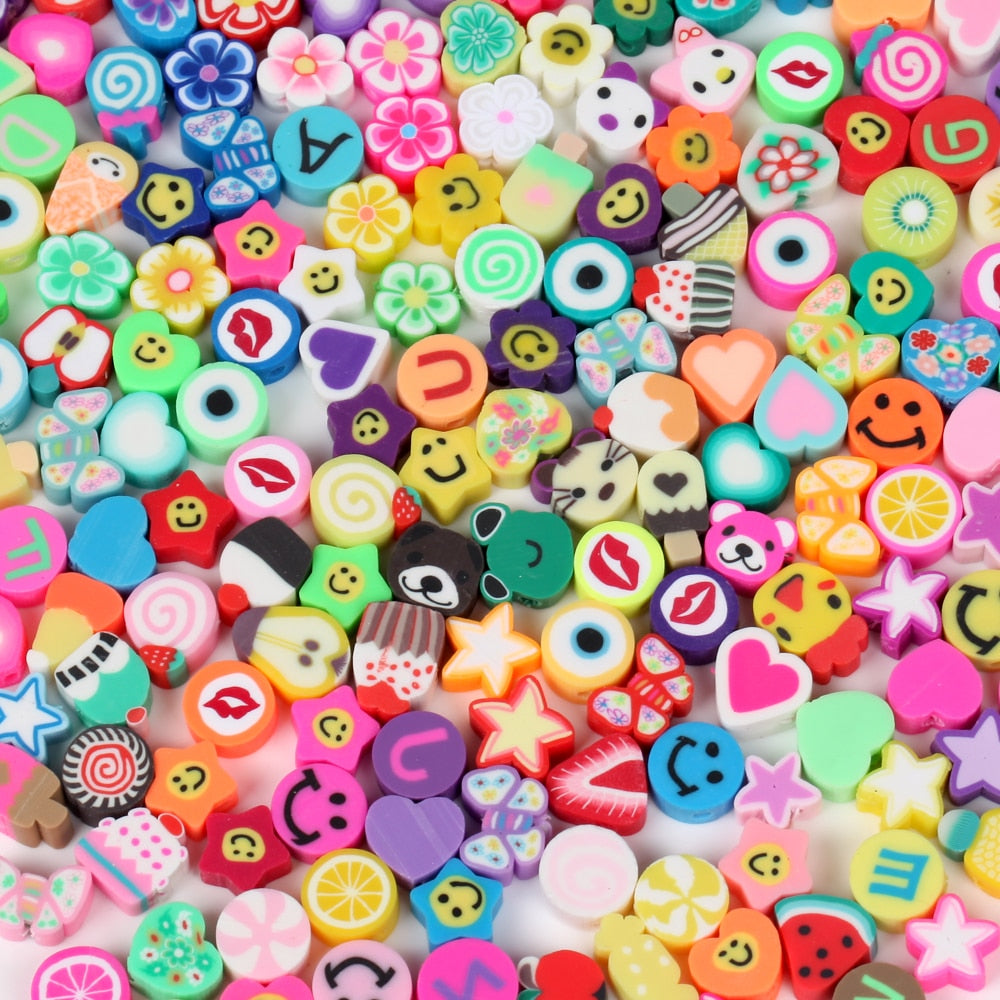 Mixed Polymer Clay Beads (style options)