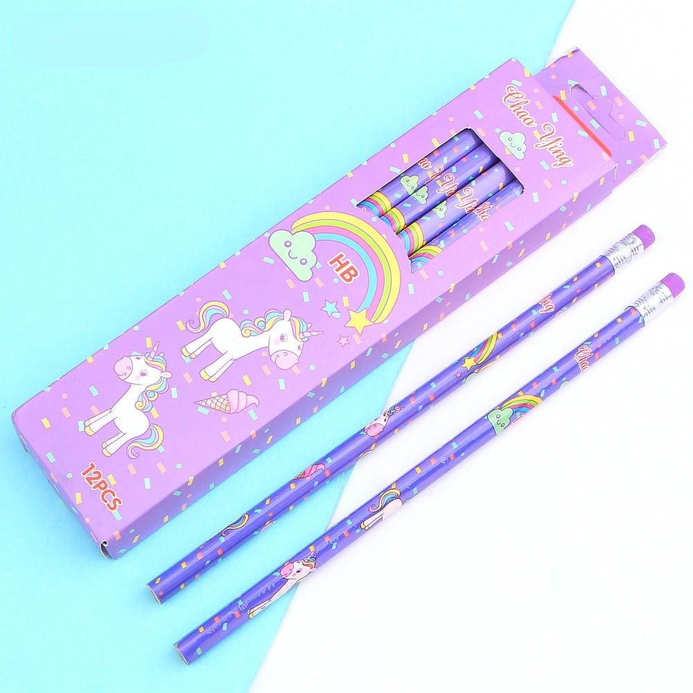 Cute Unicorn Pencil (12/set)