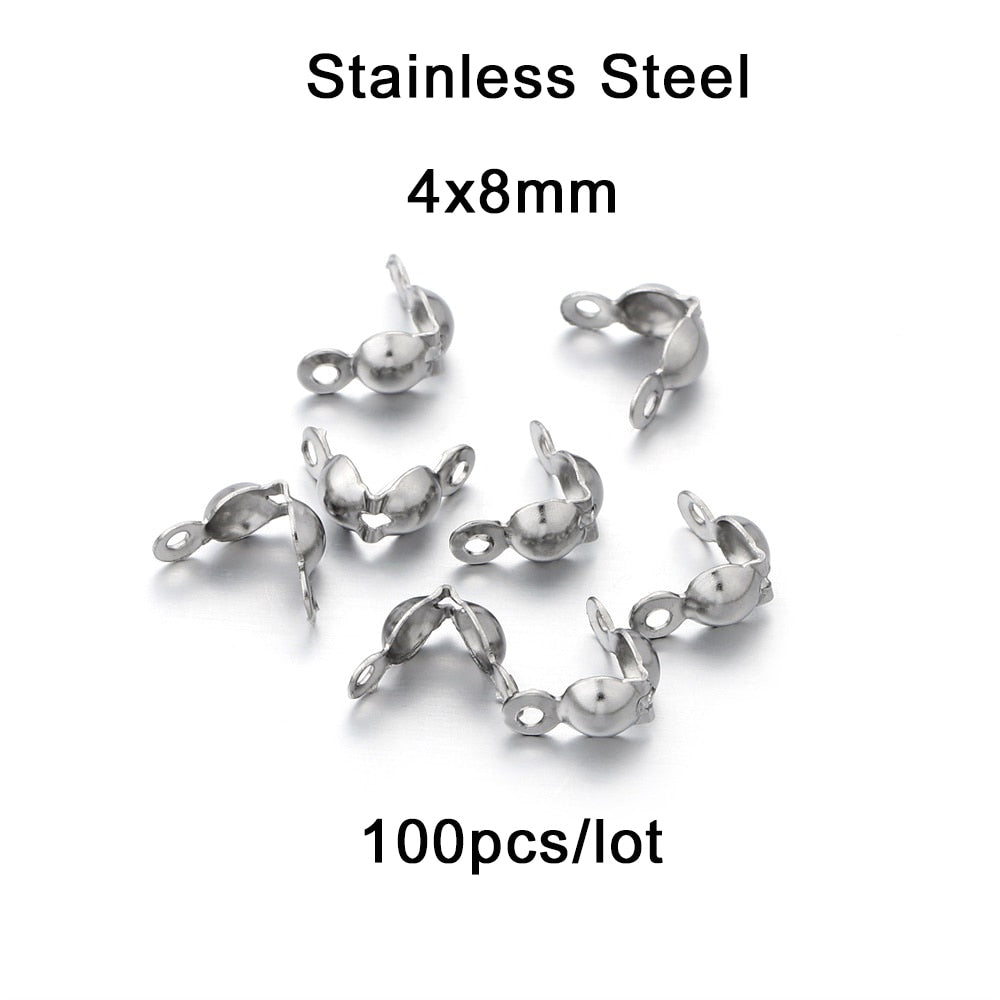 Ball Chain Connector Clasp (4x7mm, 200/pack, color options)