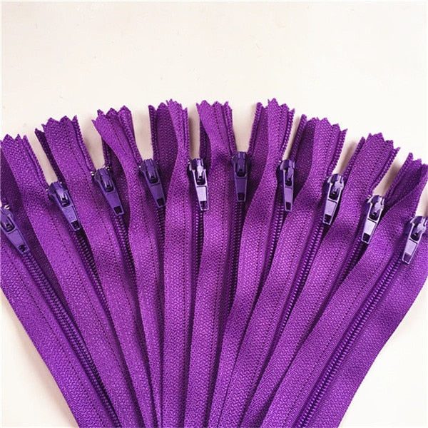 Nylon Zippers (10/pack, 20-60cm)