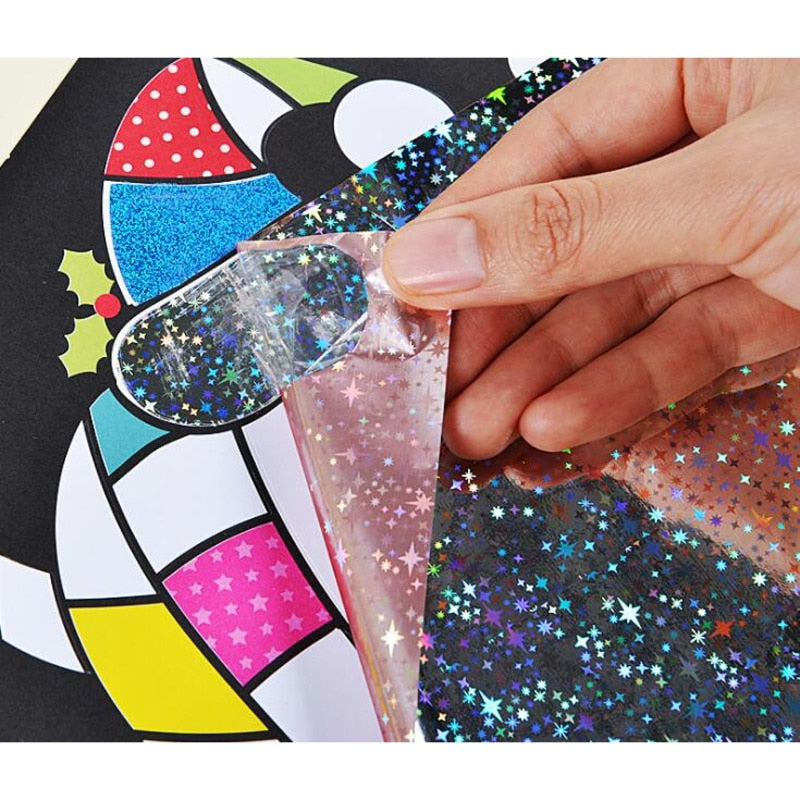 DIY Cartoon Magic Transfer Painting