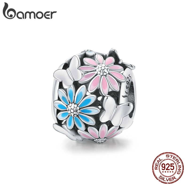 Bamoer Bracelet Romantic Enamel Charms (style option)