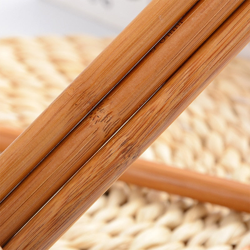 25cm / 36cm Carbonized Bamboo Knitting Needles