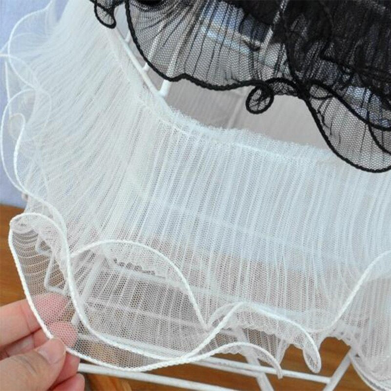 Embroidery Flower Tulle Lace Fabric