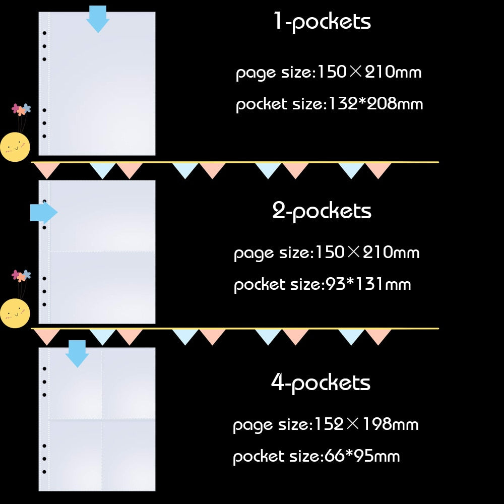 Page Protectors (1/2/4 pocket, 10 pack)