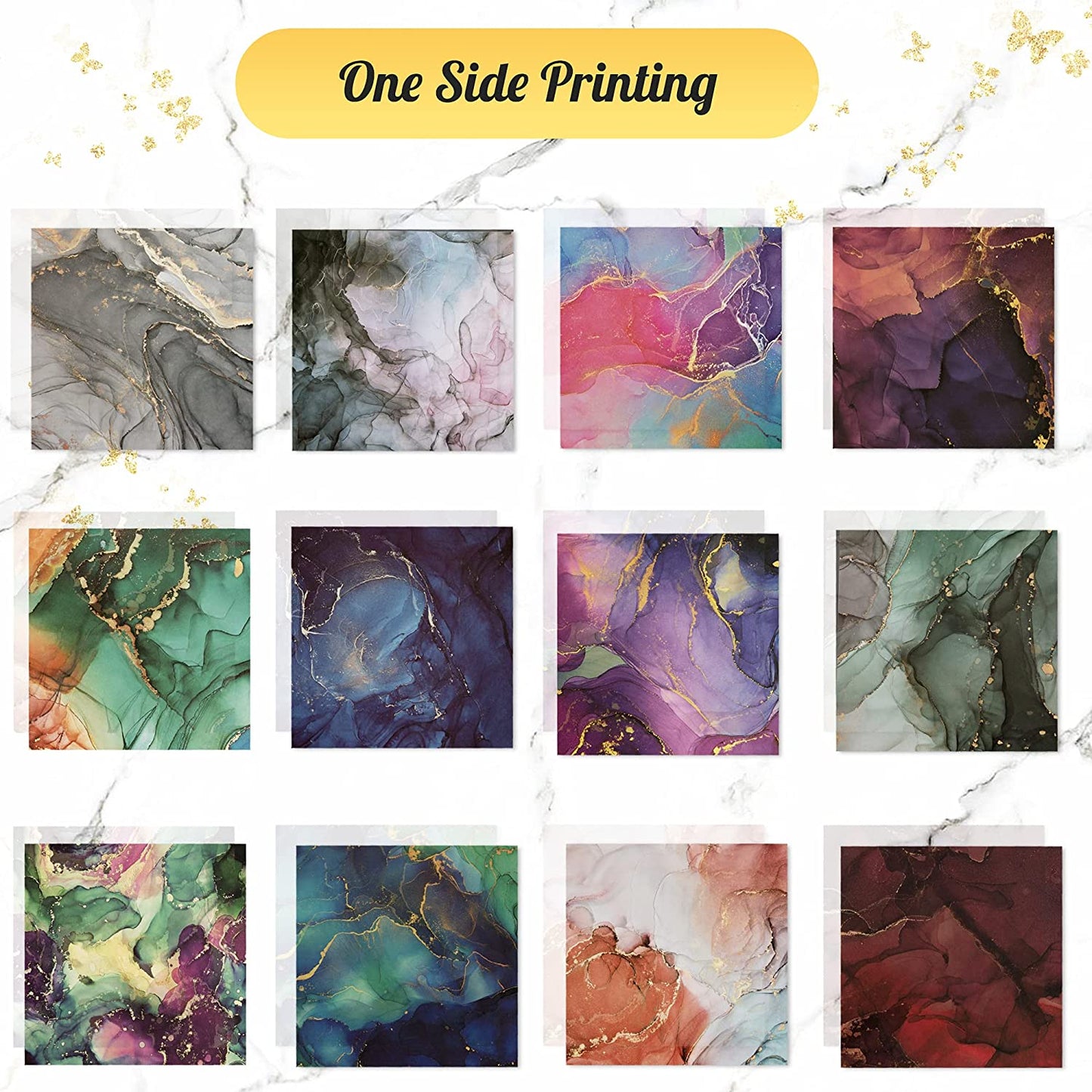 Colorful Dreamlike Scrapbook Paper (15x15cm, 12 or 24 sheets)