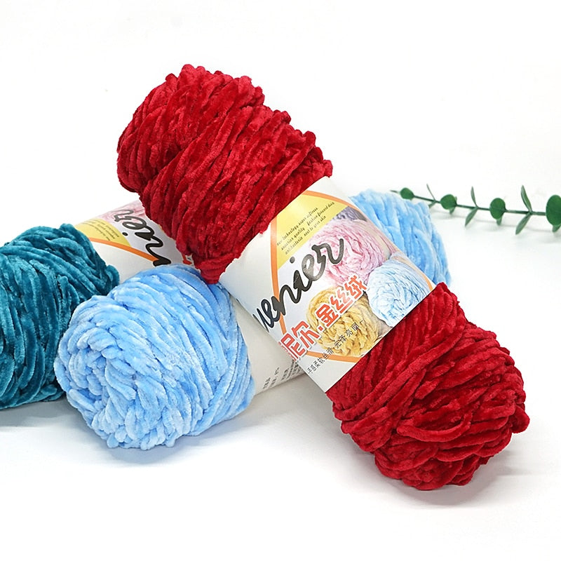 Chenille Velvet Acrylic Blended Yarn Anti-Pilling/Anti-Static/Eco-Friendly