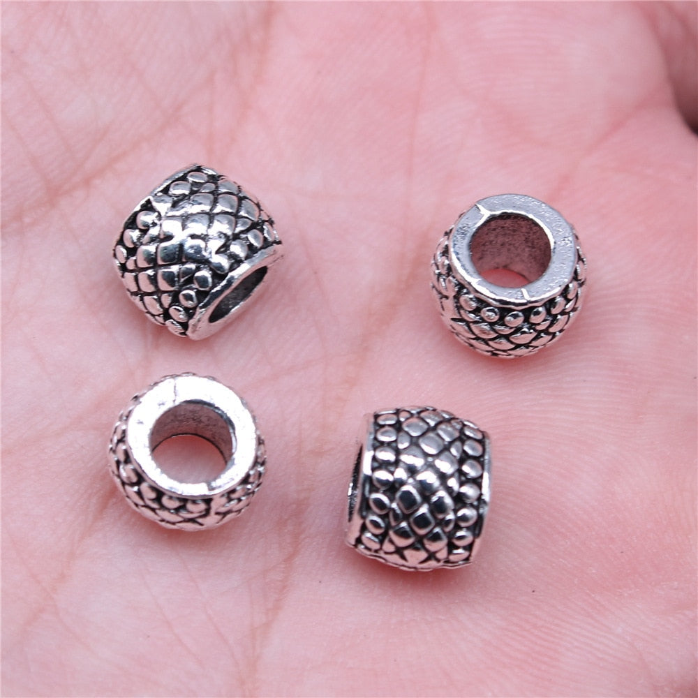 Antique Silver Spacer Beads (20/pack)