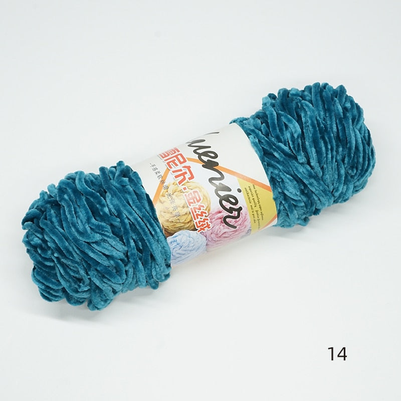 Chenille Velvet Acrylic Blended Yarn Anti-Pilling/Anti-Static/Eco-Friendly