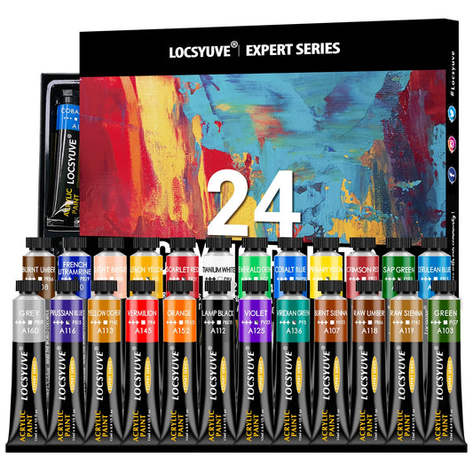 Acrylic Paint Set (12 or 24 colors)