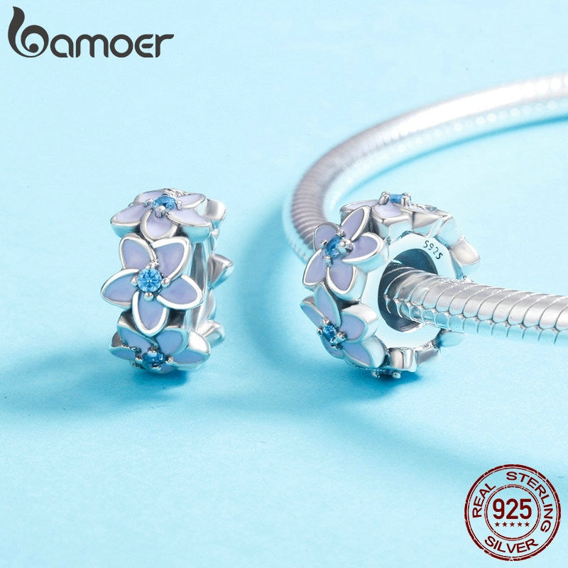 Bamoer Bracelet Sterling Silver Animal Spacer Charms (style option)