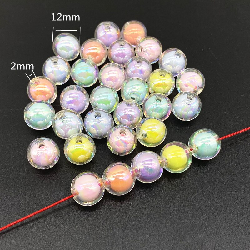 Acrylic Beads (shape/color options, 20/pack)