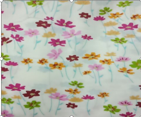 Floral and Patterned Cotton Fabric 50x80cm