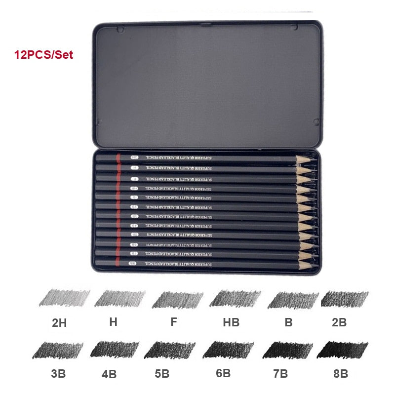 Professional Sketch Drawing Pencil Set