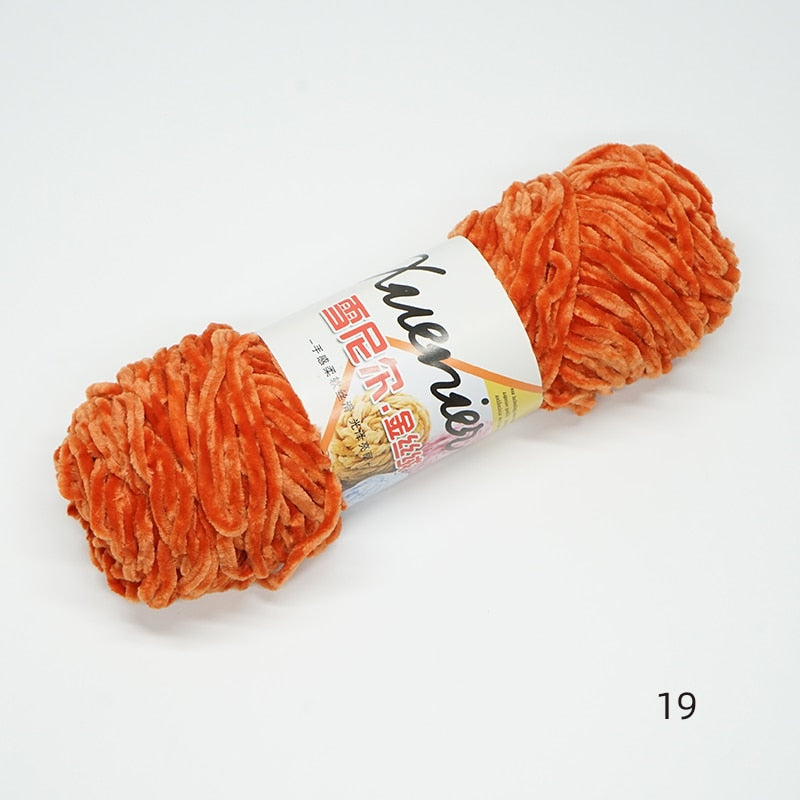 Chenille Velvet Acrylic Blended Yarn Anti-Pilling/Anti-Static/Eco-Friendly