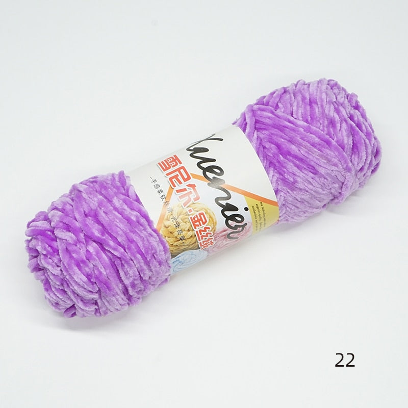 Chenille Velvet Acrylic Blended Yarn Anti-Pilling/Anti-Static/Eco-Friendly