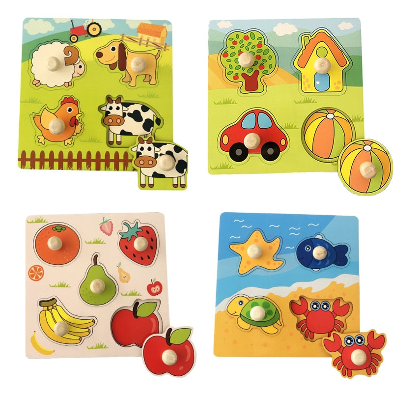 Montessori Wooden Puzzles