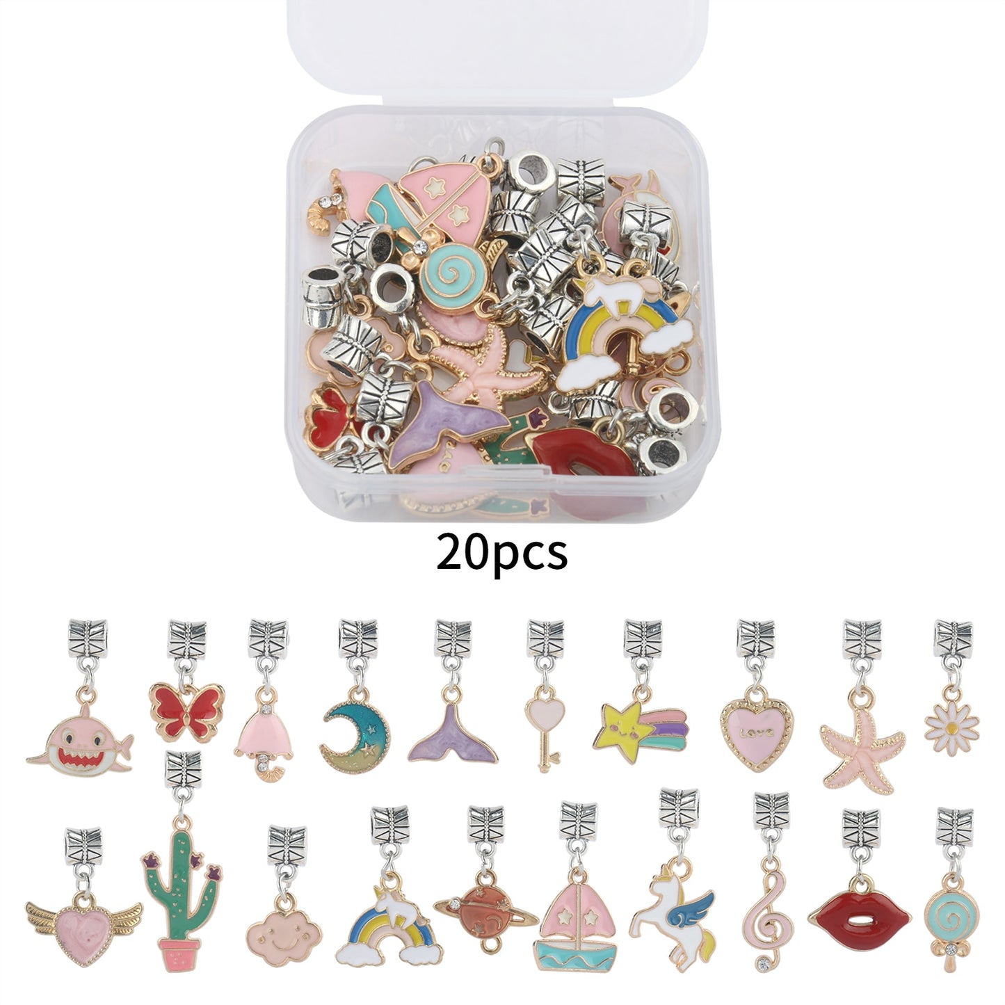 15 Style Mix Polymer Clay Acrylic Jewelry Making Kits