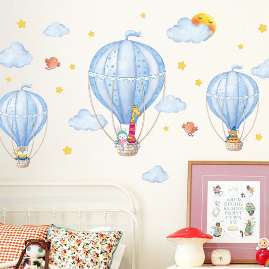 Hot Air Balloons Wall Stickers