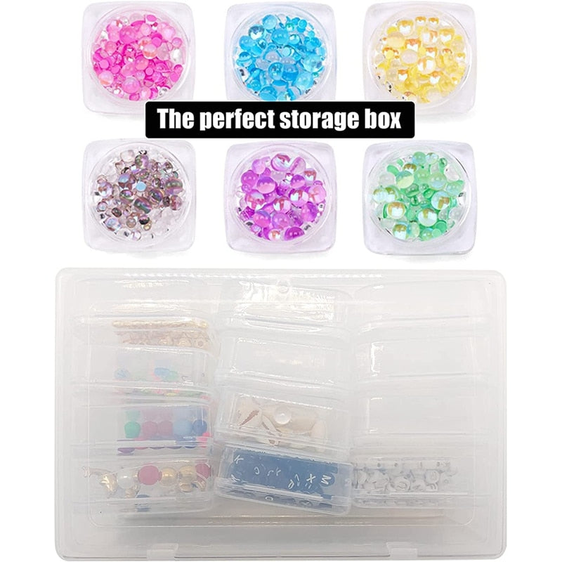 13 Pack Plastic Storage Box