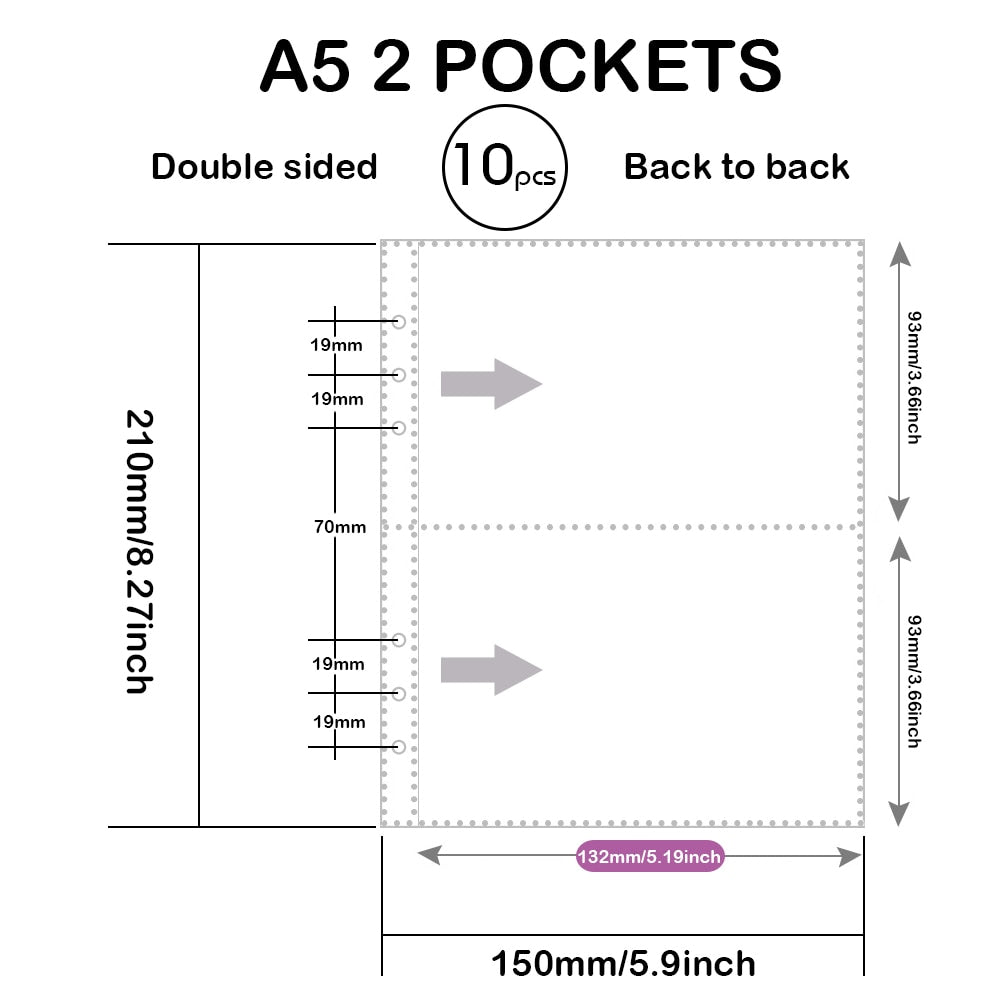 Page Protectors (1/2/4 pocket, 10 pack)