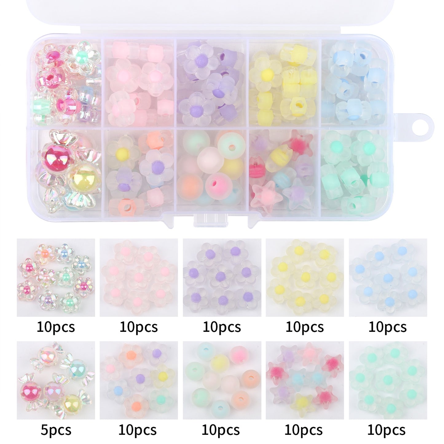 15 Style Mix Polymer Clay Acrylic Jewelry Making Kits