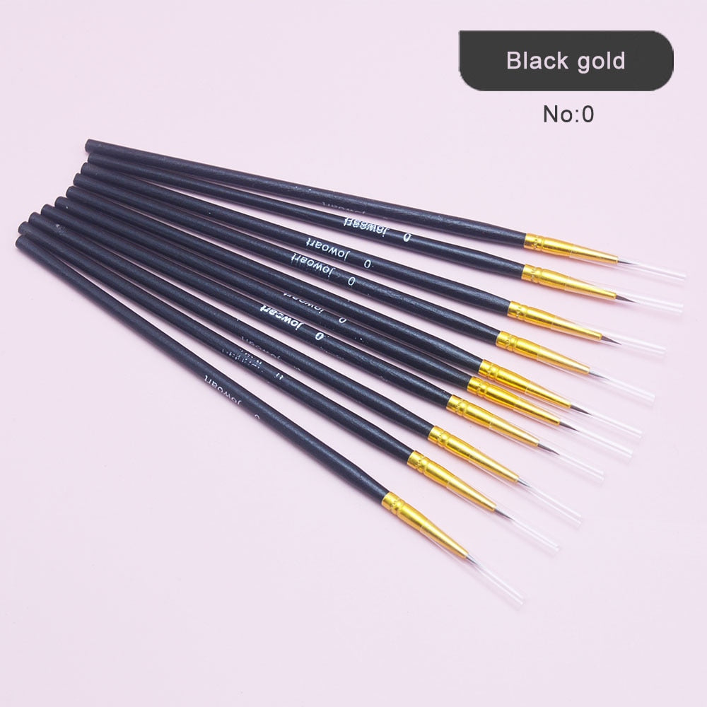 Fine Line Hook Paint Brush Set (10/set)