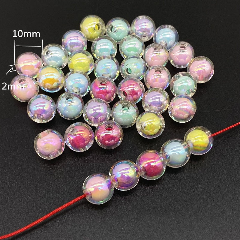 Acrylic Beads (shape/color options, 20/pack)