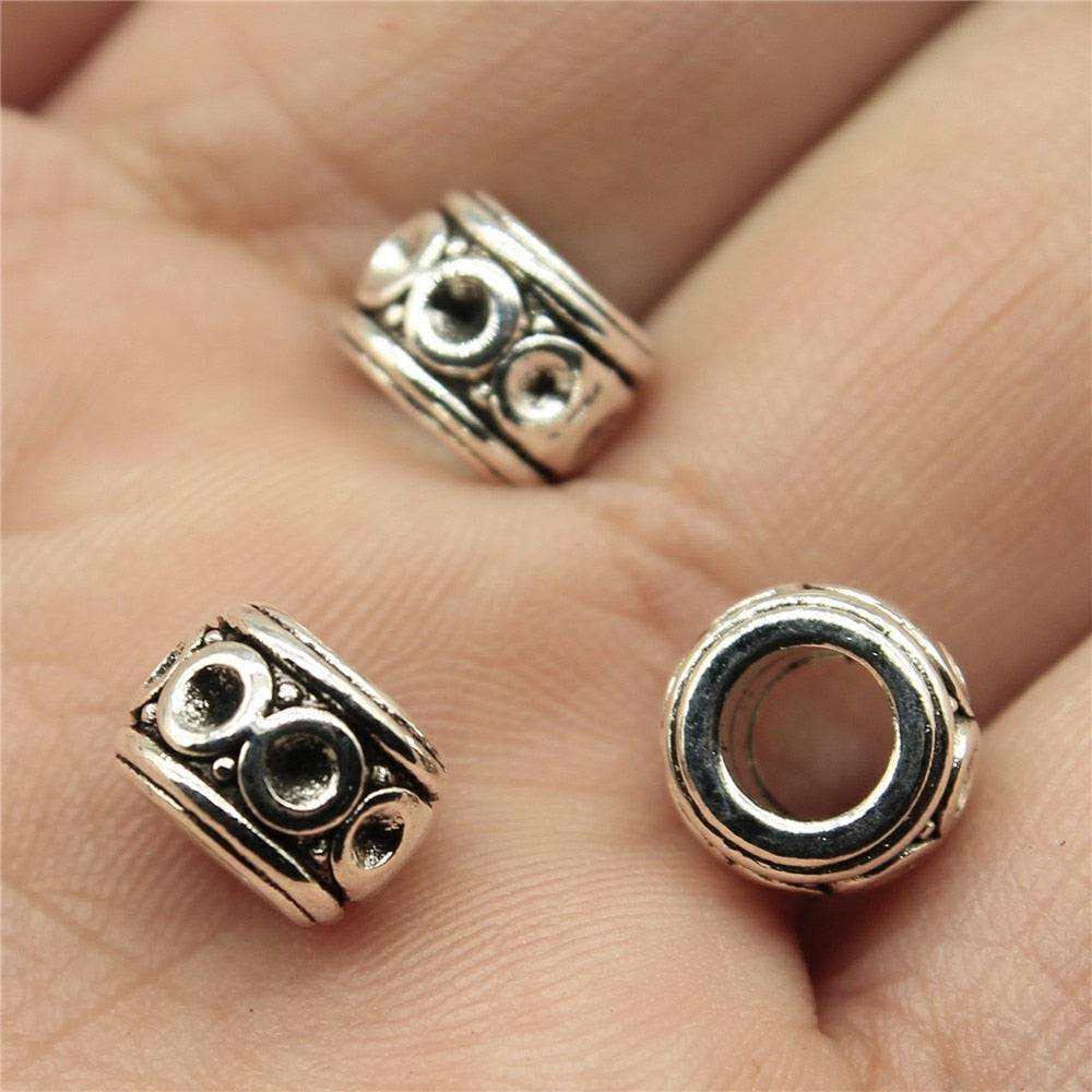 Antique Silver Spacer Beads (20/pack)