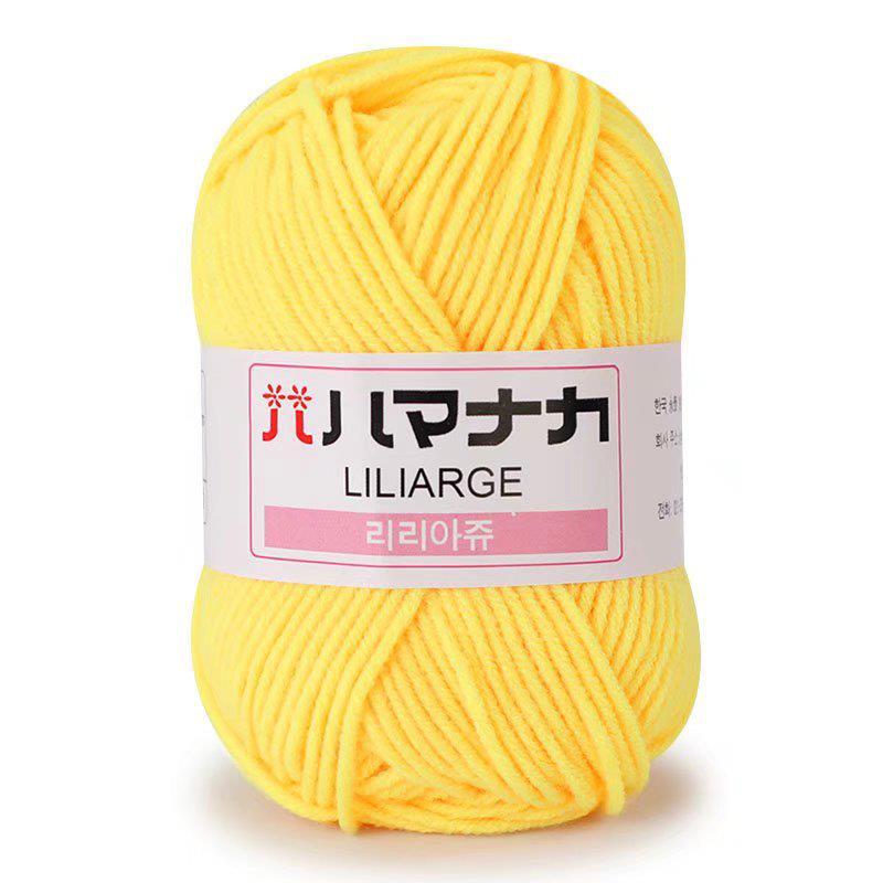 Soft Milk Cotton Knitting Yarn Anti-Pilling High Quality