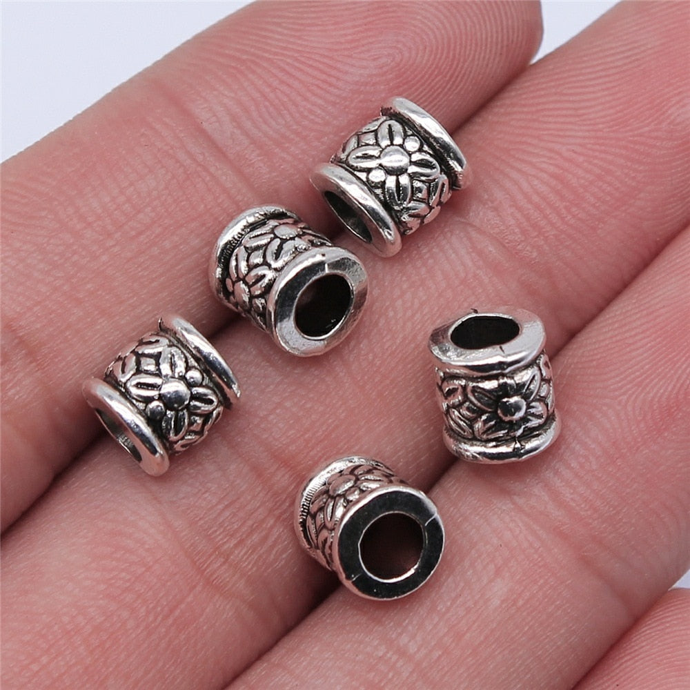 Antique Silver Spacer Beads (20/pack)