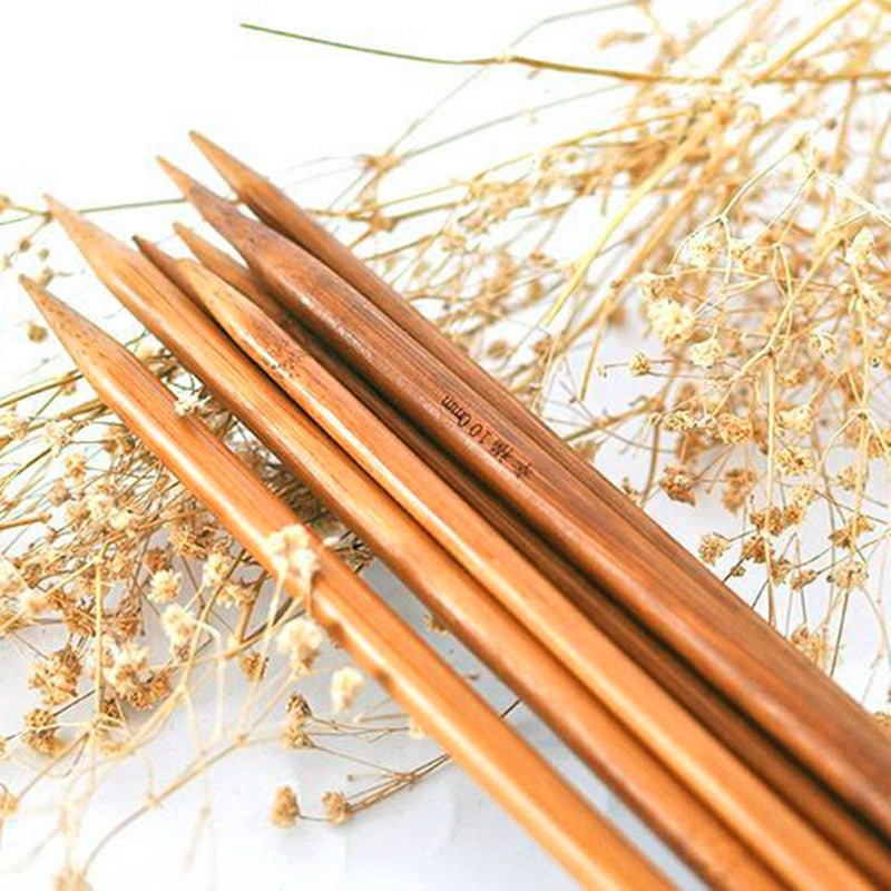 25cm / 36cm Carbonized Bamboo Knitting Needles