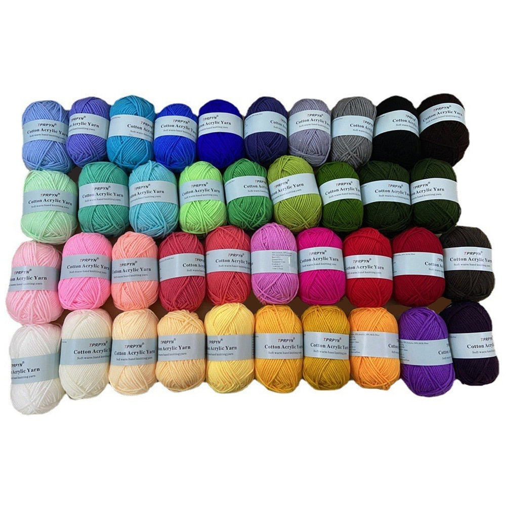 Cotton Blended Worsted Yarn