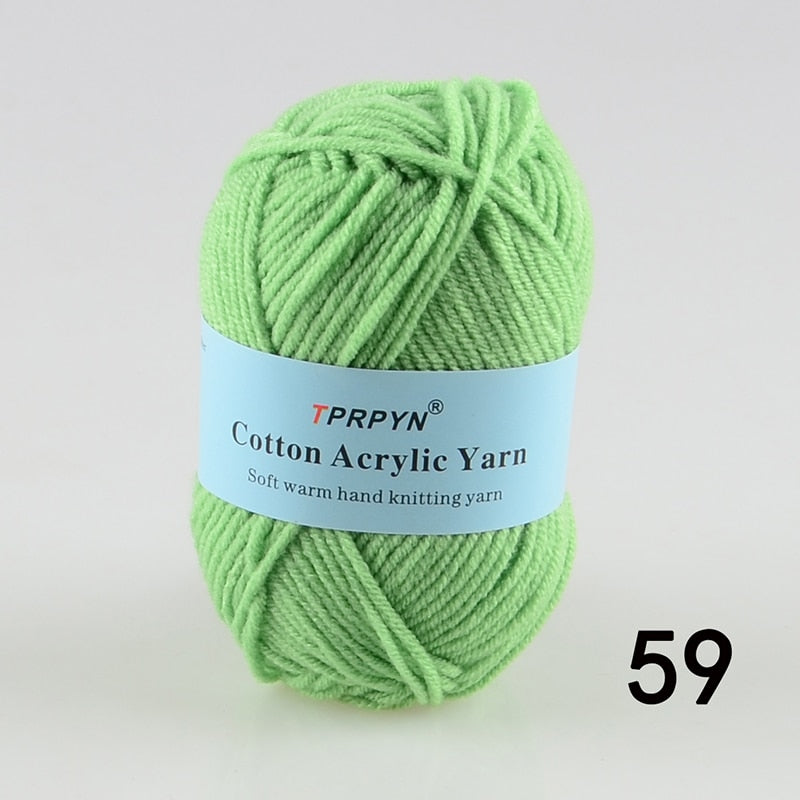 Cotton Blended Worsted Yarn