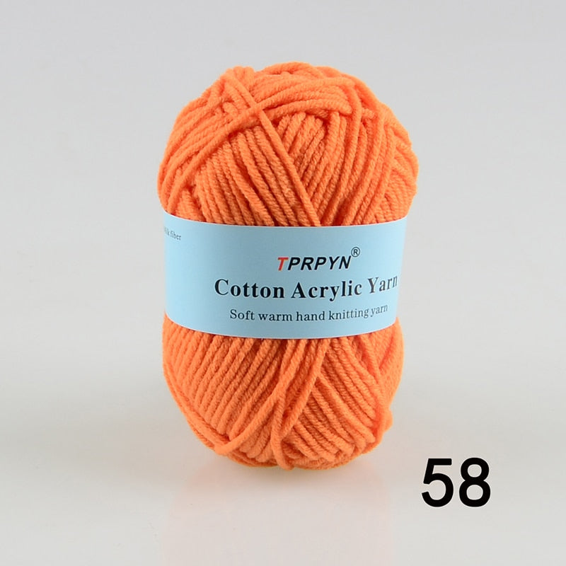 Cotton Blended Worsted Yarn