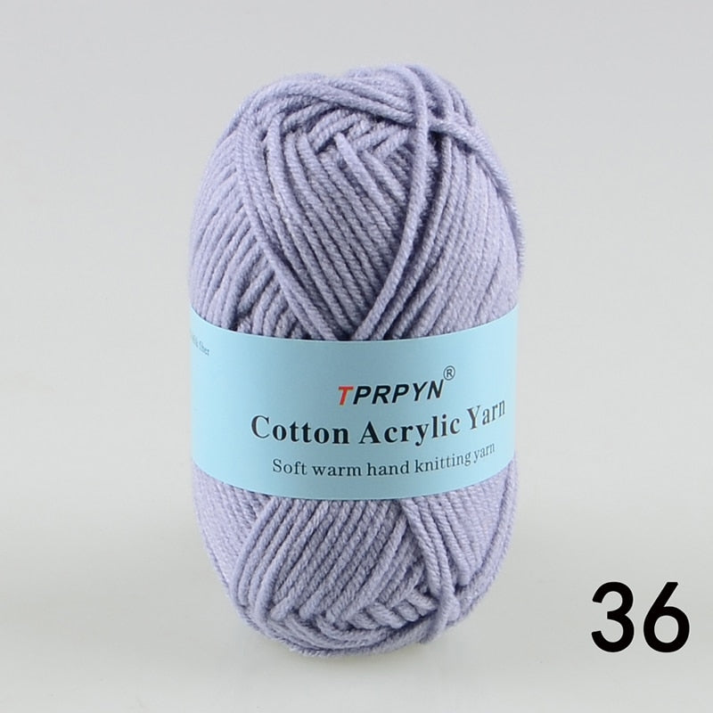 Cotton Blended Worsted Yarn