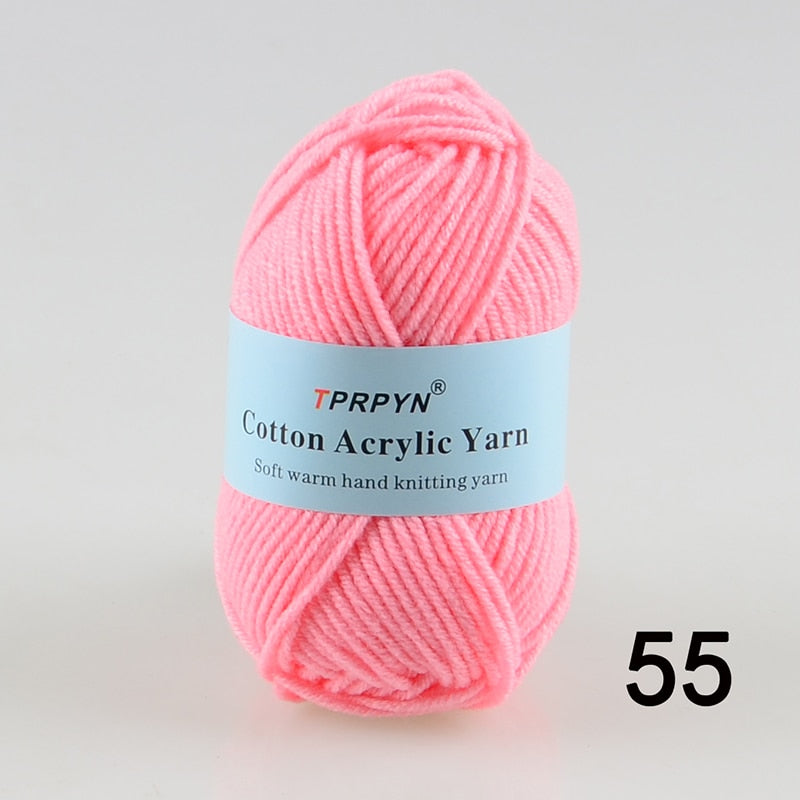 Cotton Blended Worsted Yarn