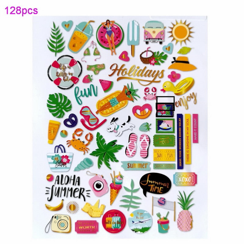 Christmas/Holiday Variety Stickers (124/pack, style options)