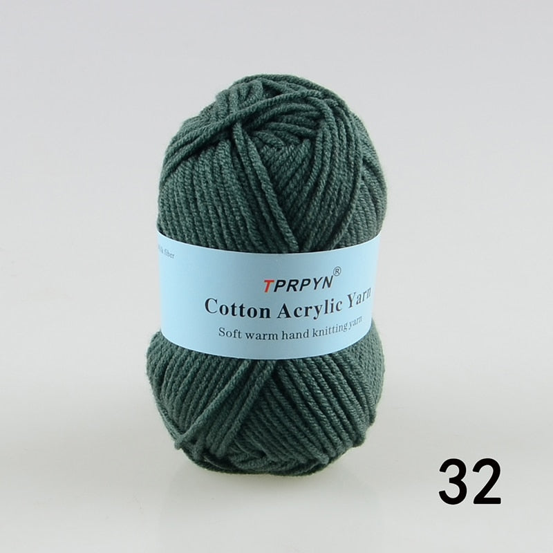 Cotton Blended Worsted Yarn