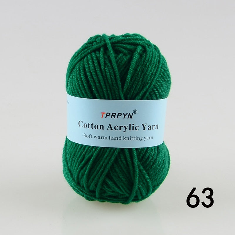 Cotton Blended Worsted Yarn